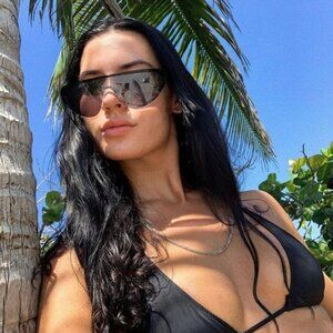 NWT Adam Selman x Le Specs gold mirrored lens shield inspired sunglasses